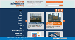 Desktop Screenshot of nuclearinfo.org